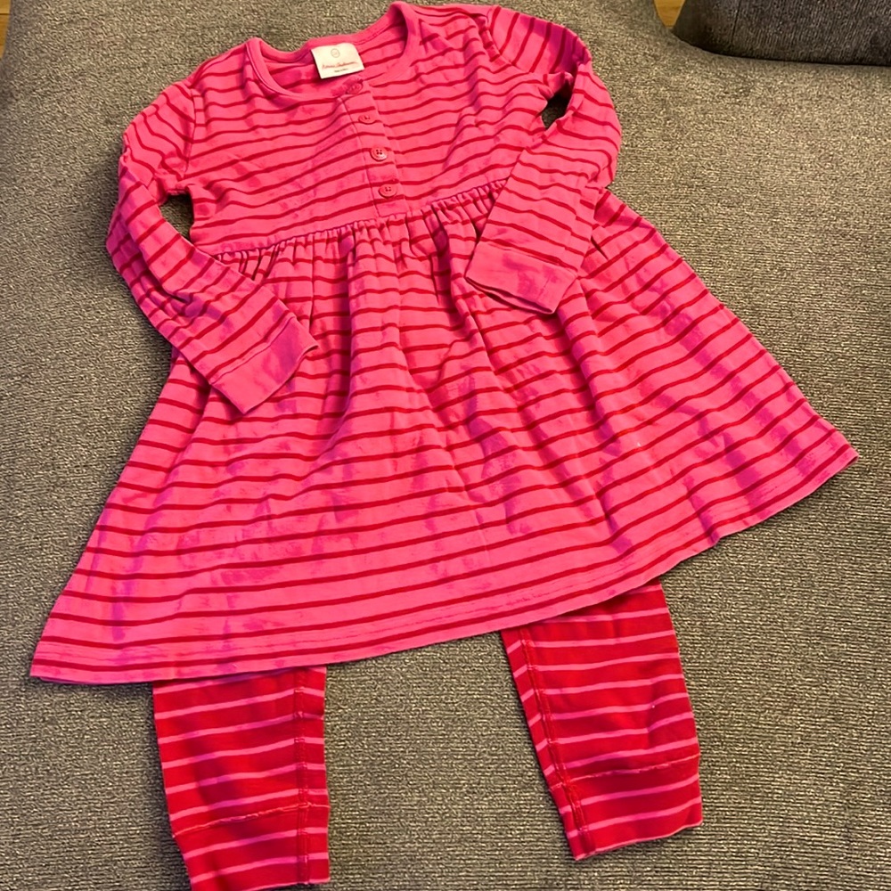 Hanna Andersson sz 110 play dress set